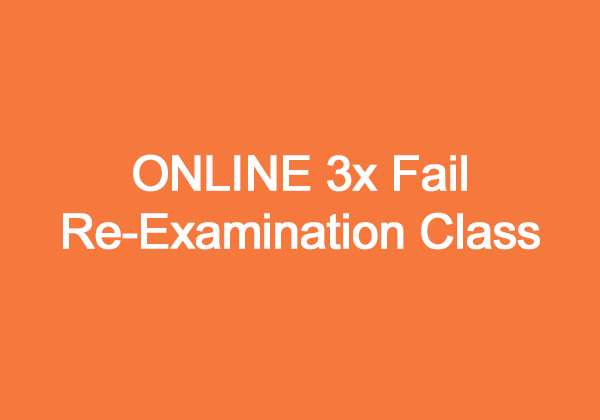 3x-Fail Re-Examination Class